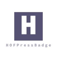 Hall Of Fame Press Badge cover