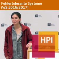 Fehlertolerante Systeme (WS 2016/17) - tele-TASK cover
