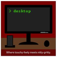Desktop cover