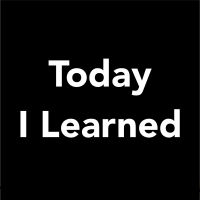 Today I Learned cover