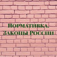Нормативка. Законы России cover