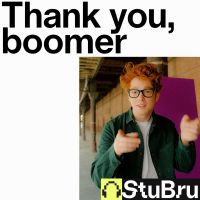 Thank you, boomer cover