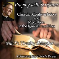 Praying with Scripture: Christian Contemplation and Meditation in the Ignation Tradition with Fr. Timothy Gallagher - Discerning Hearts Catholic Podcast cover