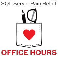 SQL Server Pain Relief: Office Hours with Brent Ozar Unlimited® cover