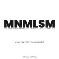 MNMLSM | Minimalismo esistenziale cover