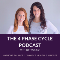 The 4 Phase Cycle Podcast with Zesty Ginger || Hormone Balance | Women's Health | Mindset cover