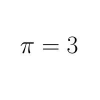 Pi ist genau 3 cover