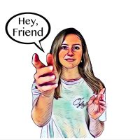 The "Hey Friend" Podcast cover