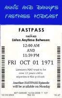 Annie and Danny's FastPass Podcast cover