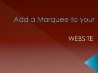 Website Marquee Tutorial cover