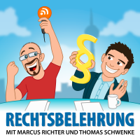 Rechtsbelehrung - Jurapodcast mit Netzthemen cover