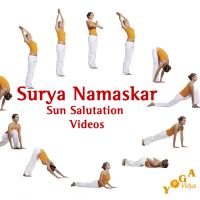 Surya Namaskar Sun Salutation - Variations for Beginners and Advanced - Yoga Vidya Video cover
