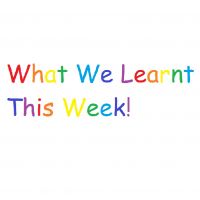 What We Learnt This Week cover