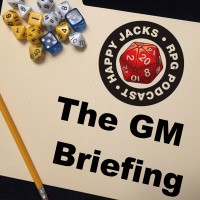 The GM Briefing, an RPG Podcast cover