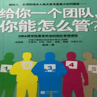 给你一个团队，你能怎么管？ cover