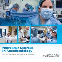 Refresher Courses in Anesthesiology cover