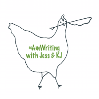 #AmWriting with Jess & KJ cover