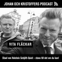 Johan och Kristoffers podcast Vita fläckar cover
