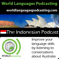 Indonesian Podcast - Improve your Indonesian language skills by listening to conversations about Australian culture cover