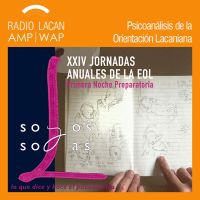 RadioLacan.com | “Lo que dice y hace el psicoanálisis". Reseña sobre la 1º Noche preparatoria para las XXIV Jornadas Anuales de la EOL cover