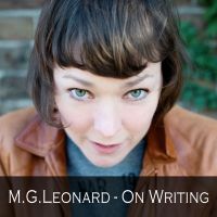M.G. Leonard - On Writing cover
