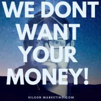 We Don't Want Your Money! cover