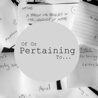 Of Or Pertaining To cover