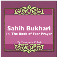 Sahih Bukhari The Book Of Fear Prayer cover