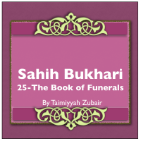 Sahih Bukhari The Book Of Funerals cover