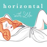 horizontal with lila cover