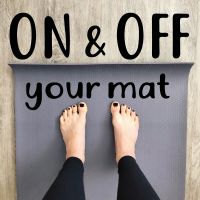 On and Off Your Mat Yoga Podcast cover