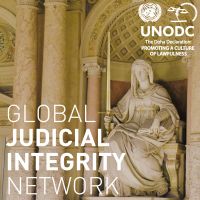 UNODC Global Judicial Integrity Network Podcast cover