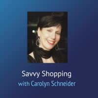 Savvy Shopping – Carolyn Schneider cover