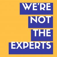 We're Not The Experts cover