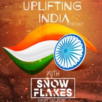 Uplifting India Podcast with Snow Flakes cover
