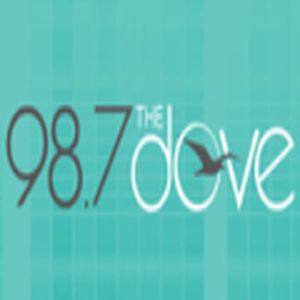 98.7 the Dove logo