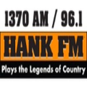 96.1 Hank FM logo