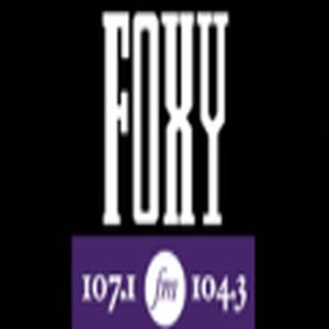 Foxy 107.1/104.3 logo