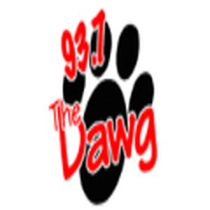 The Dawg 93.7 FM logo