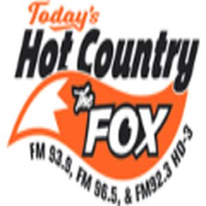 96.5 & 93.9 The Fox logo