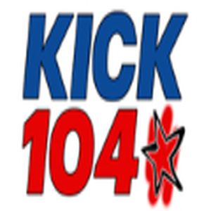 KICK 104 - KIQK 104.1 FM logo
