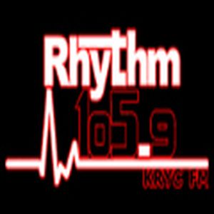 Rhythm 105.9 logo