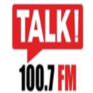 Talk 100.7 logo