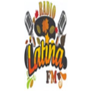 Radio latina fm 107.3 FM logo