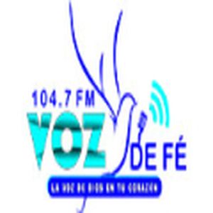 Emisora Cristiana Voz de Fe 104.7 Fm logo