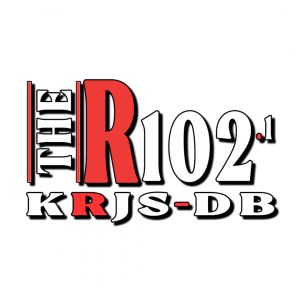 KRJS-DB 102.1 The R logo