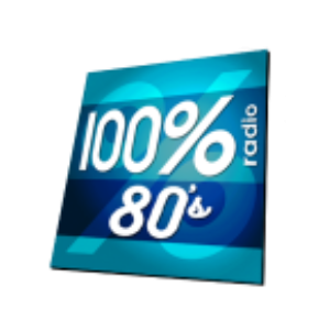 100pct Radio - 80 s logo