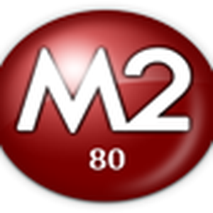 M 2 Radio - 80 logo