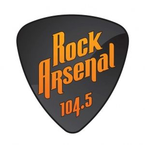 Rock Arsenal-104.5 FM logo