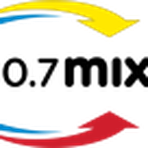 100.7 MIX-FM logo